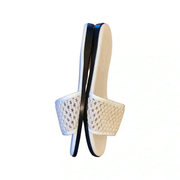 Jimmy Choo Minea White Flat Sandals Size 36.5 - Picture 5 of 5
